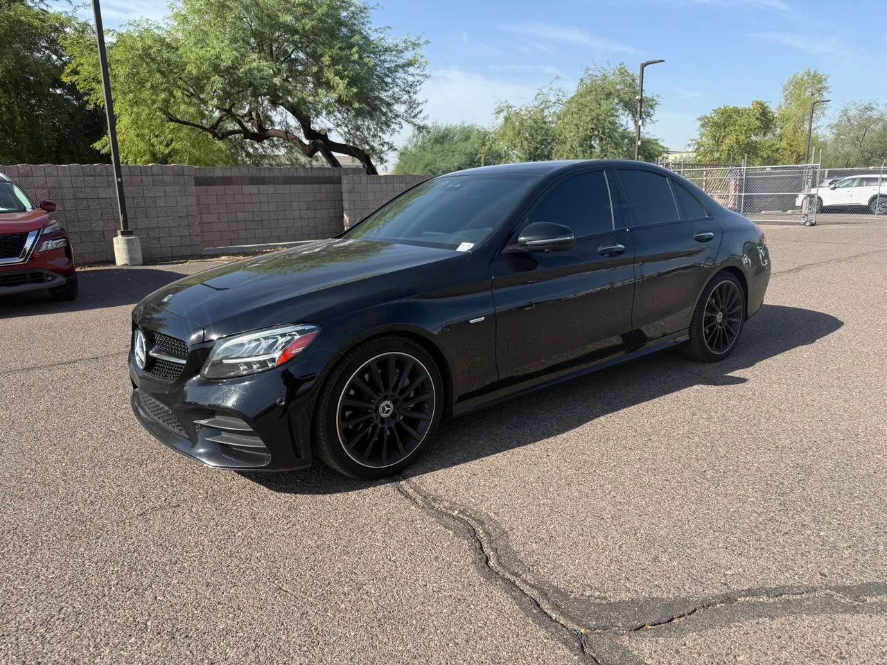 Used 2021 Black Mercedes-Benz C 300 image 1