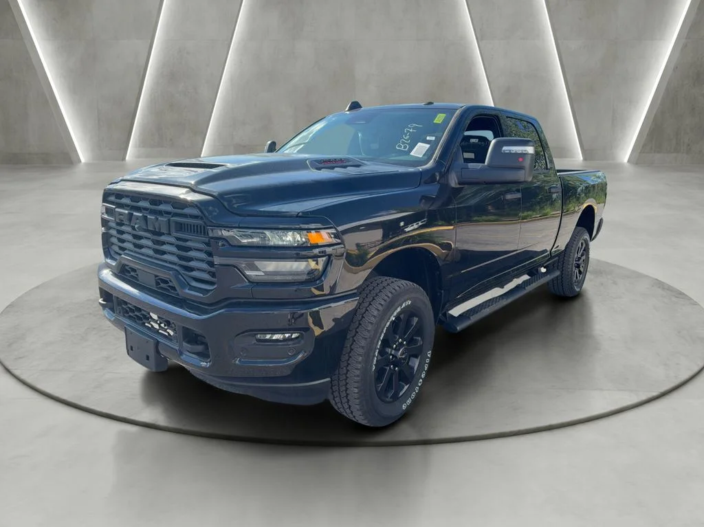New 2026 Diamond Black Crystal Pearl-Coat Exterior Paint RAM Tradesman image 3