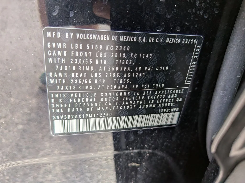 Certified Used 2023 Black Volkswagen 2.0T SE image 35