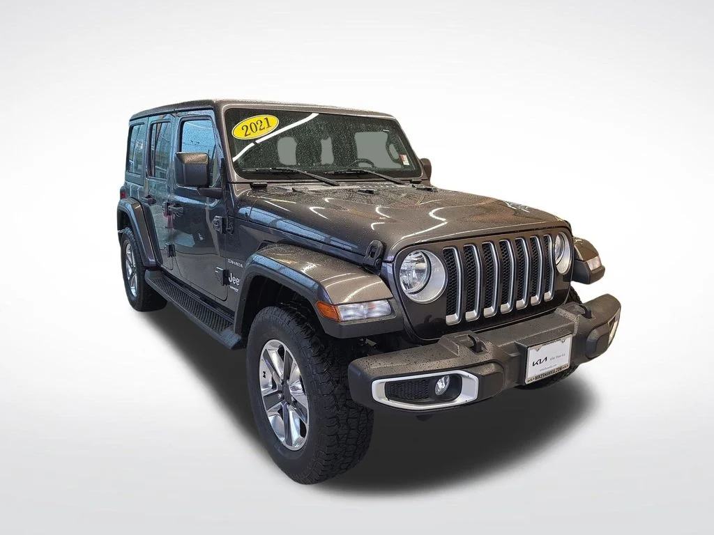 Used 2021 Gray Jeep Unlimited Sahara image 10