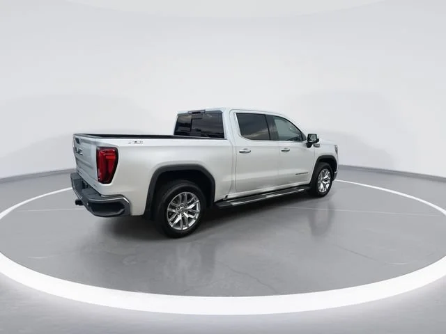 Used 2019 WHITE FROST TRICOAT GMC SLT image 8