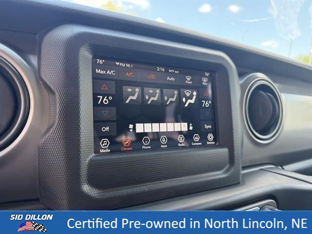 Used 2020 Black Clear Coat Jeep Sport image 11