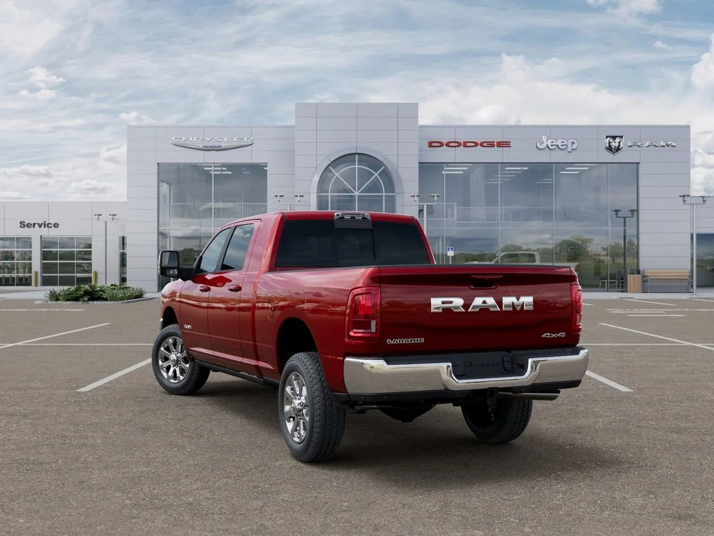 New 2026 Molten Red Pearl-Coat Exterior Paint RAM Laramie image 3
