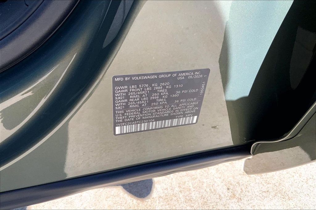 New 2026 Avocado Green Pearl Volkswagen 2.0T SEL Premium R-Line image 8