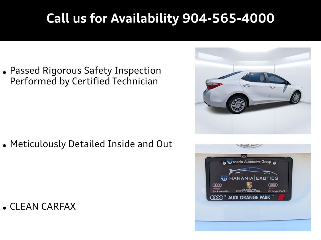 Used 2015 White Toyota LE image 9