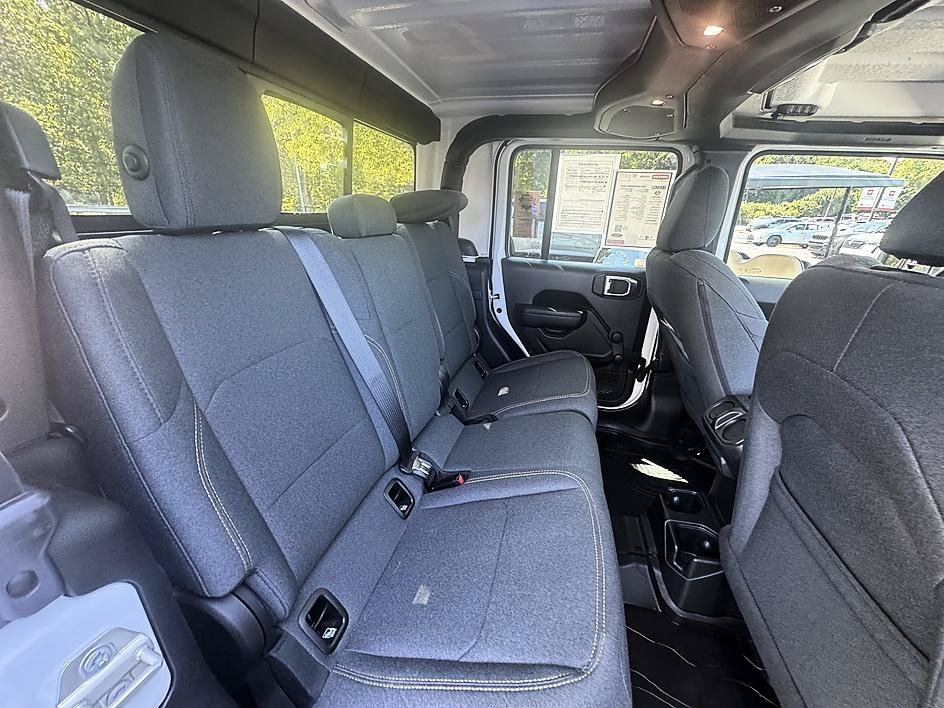 Used 2024 Bright White Clearcoat Jeep Sport image 21