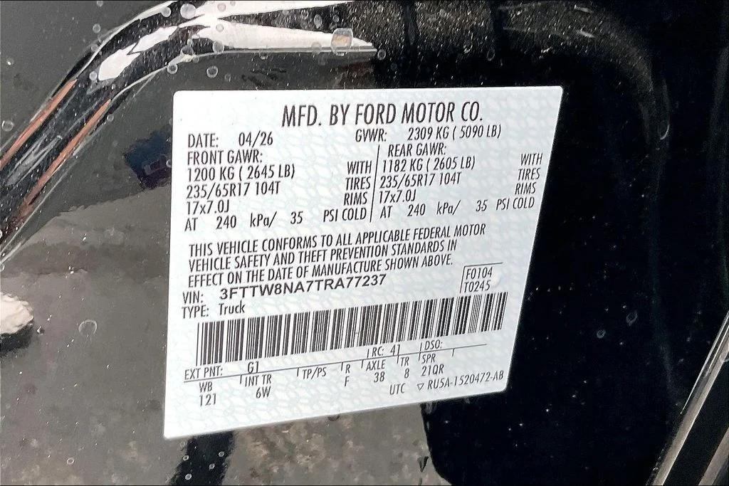 New 2026 Shadow Black Ford Tremor® image 33