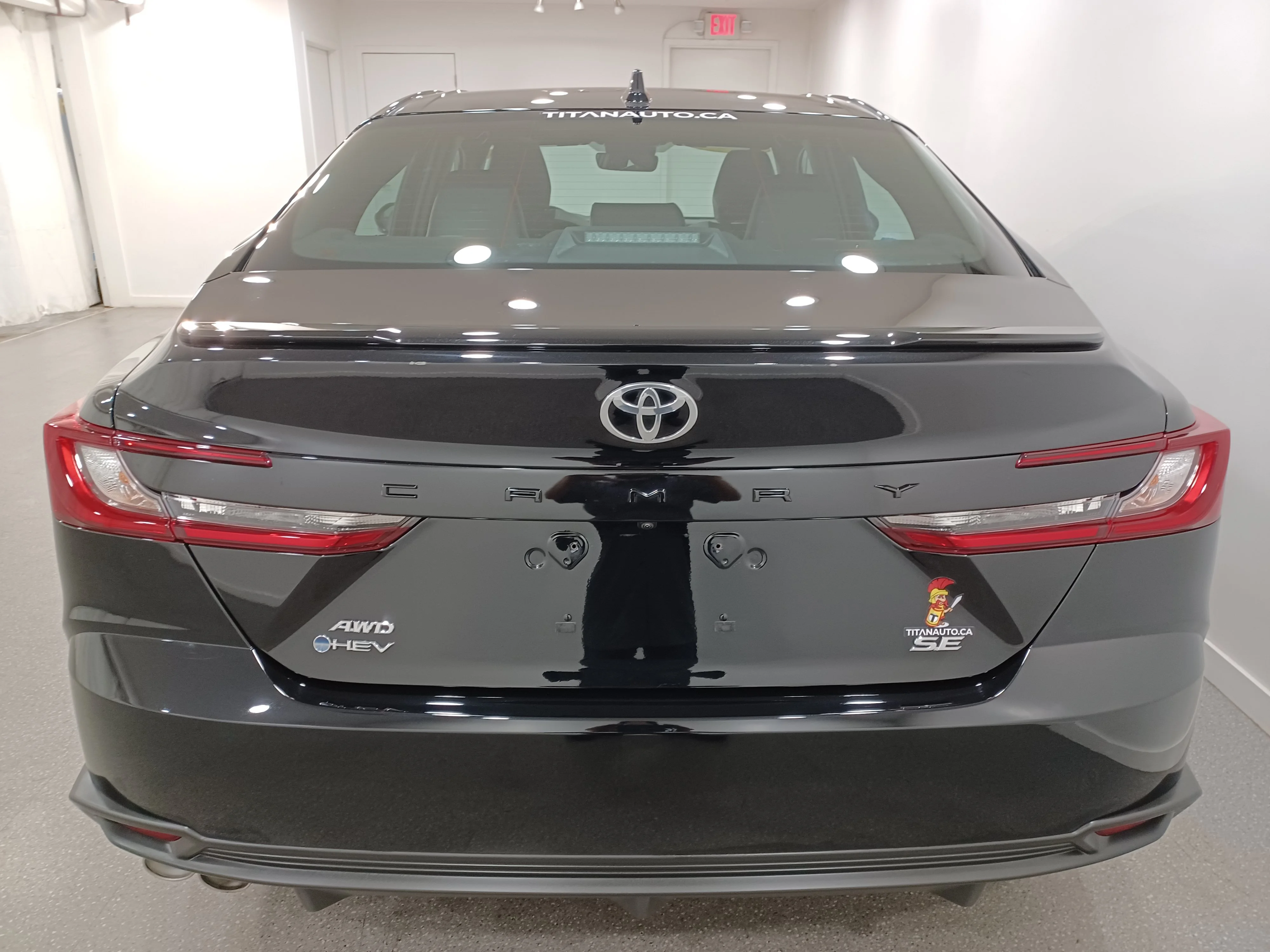 Certified Used 2025 Midnight Black Metallic Toyota SE Hybrid AWD*Great on Fuel! | Adaptive Cruise | Htd Leather | Sunroof | Htd Wheel | Lane Keeping image 25