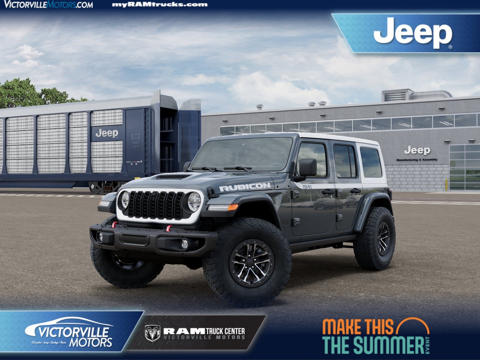 New 2026 Anvil Clear-Coat Exterior Paint Jeep Rubicon X image 1