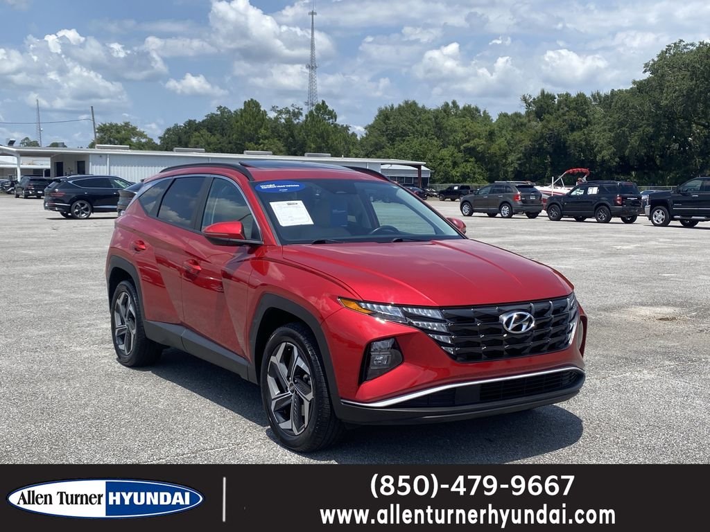 Certified Used 2023 Calypso Red Hyundai SEL image 1