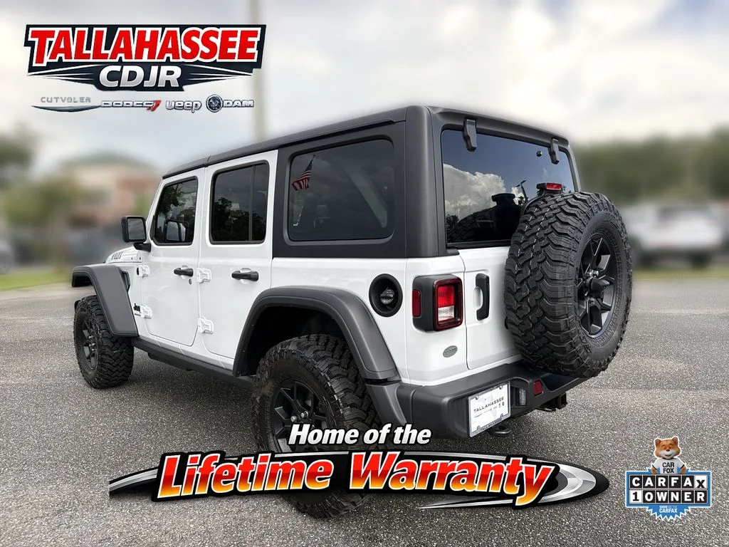 Used 2026 Bright White Clearcoat Jeep Willys image 5