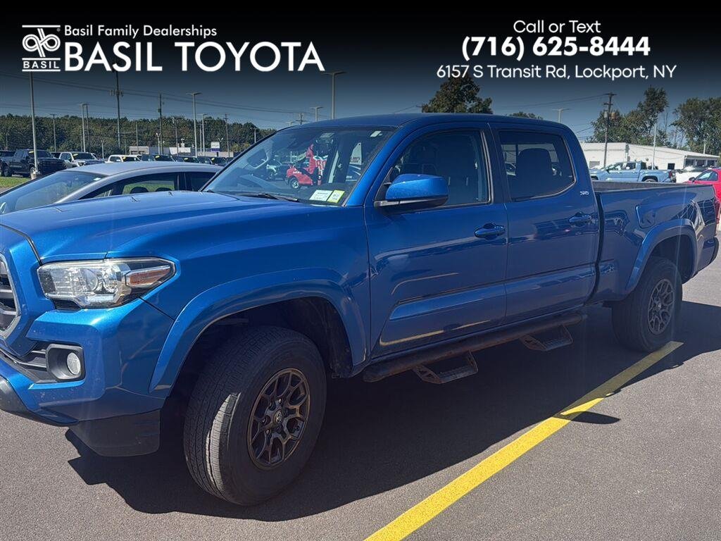Used 2018 Blazing Blue Pearl Toyota SR5 V6 image 1