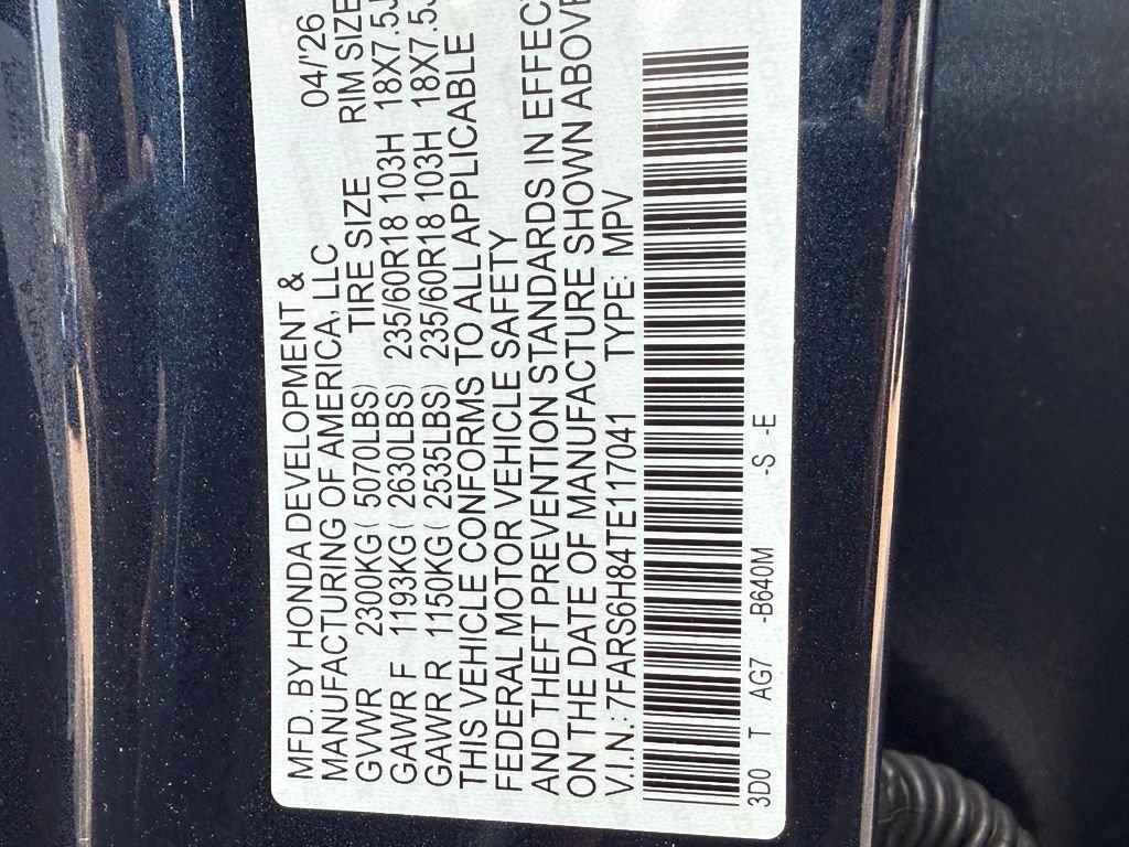 Certified Used 2026 Canyon River Blue Metallic Honda Sport-L image 28