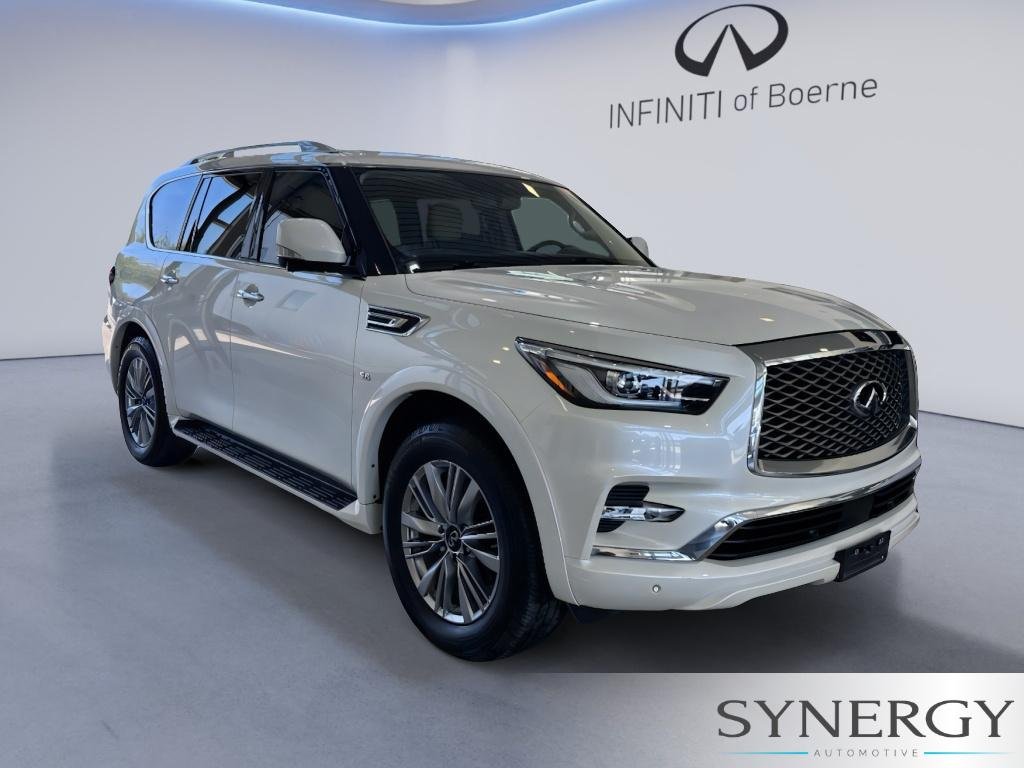 Used 2018 Moonstone White INFINITI Base image 3