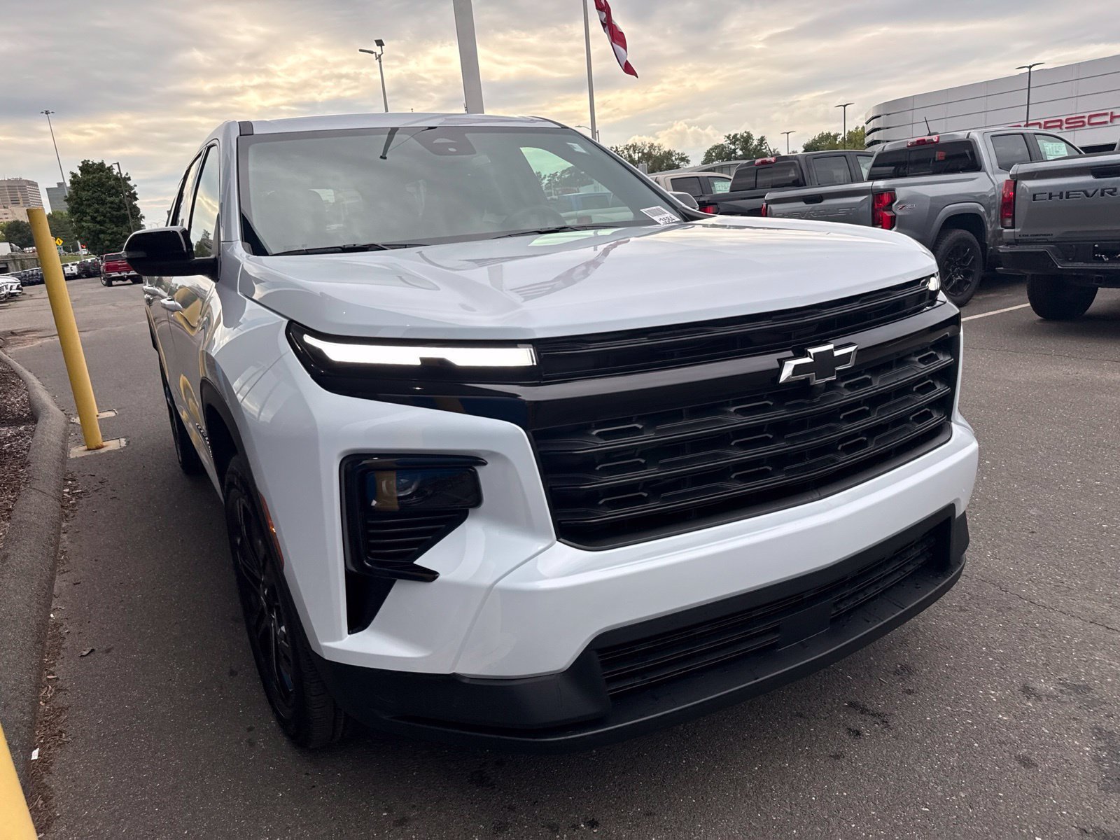 New 2027 Polar White Tricoat Chevrolet LT Midnight Edition with Evotex Seating image 4