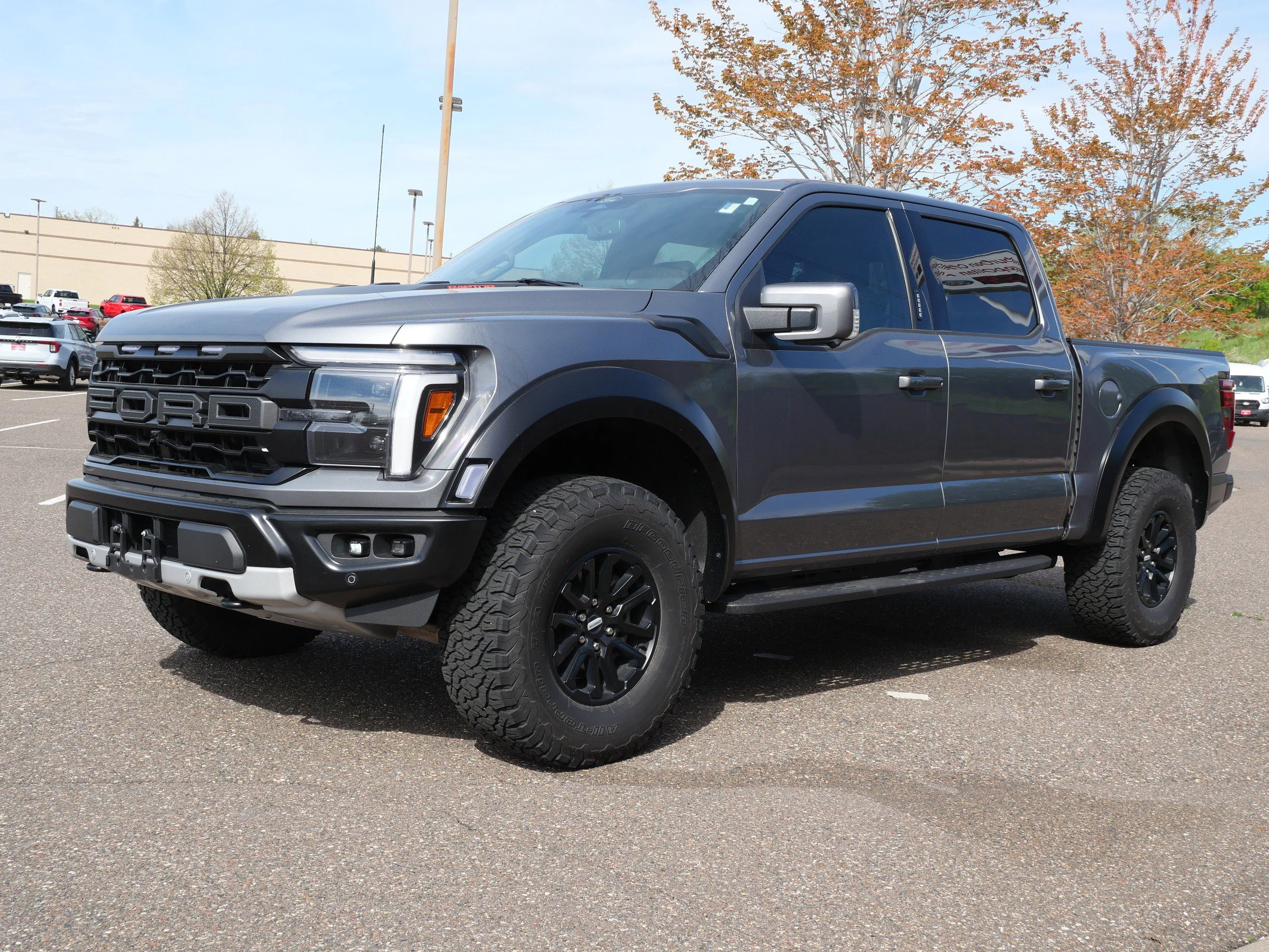 Certified Used 2024 Light Blue Clearcoat Metallic Ford Raptor image 3
