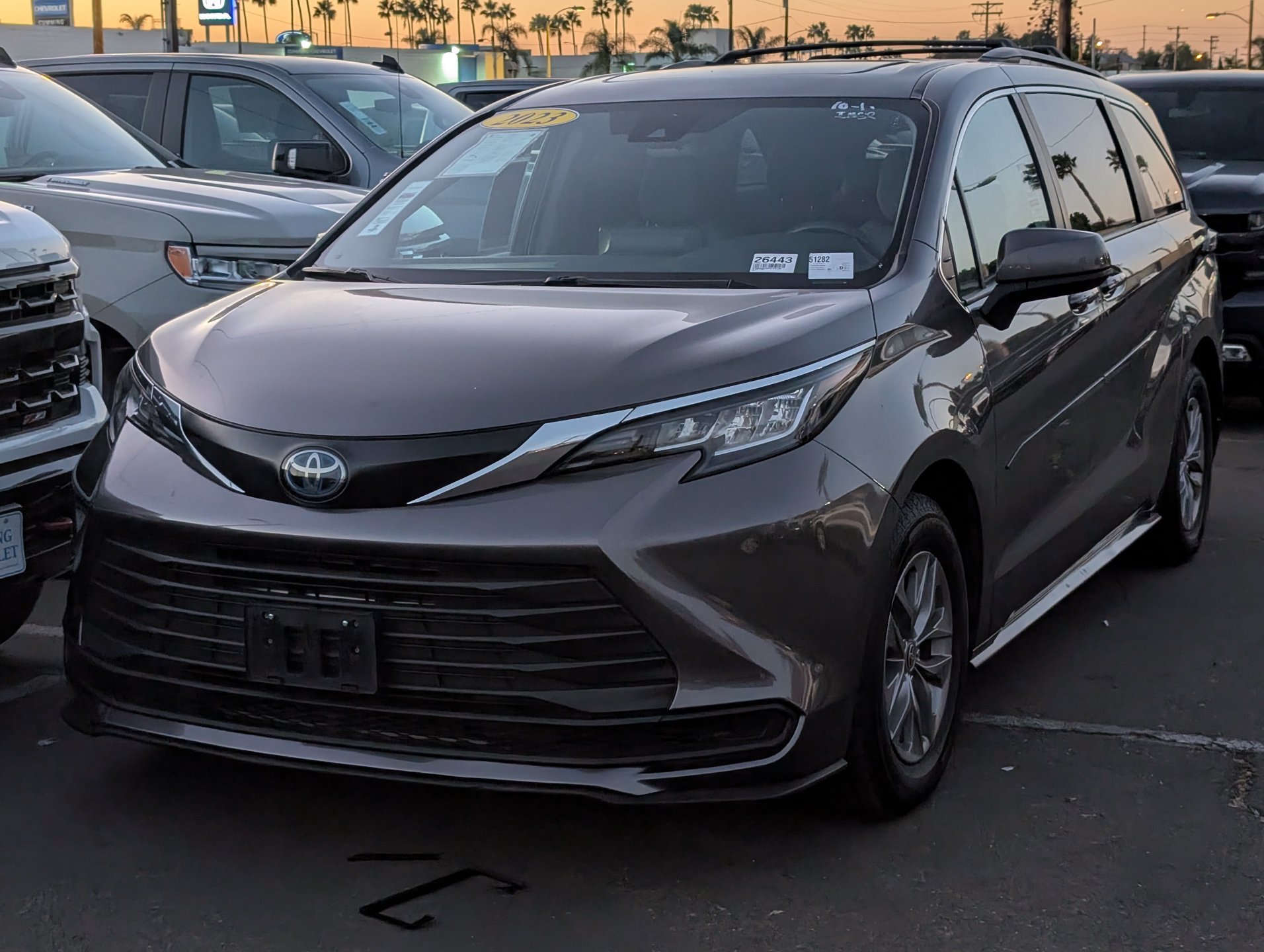 Used 2023 Gray Toyota LE image 1