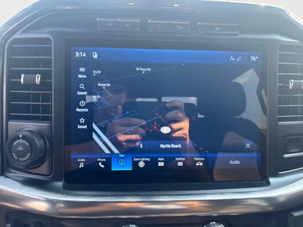 Used 2021 Blue Ford Lariat image 13