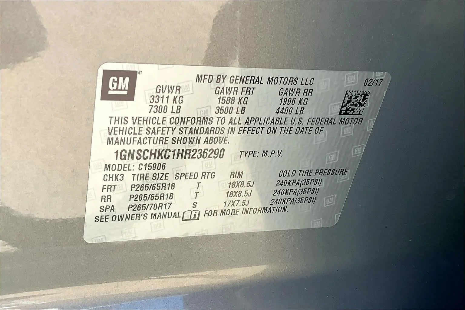 Used 2017 Pepperdust Metallic Chevrolet LT image 33
