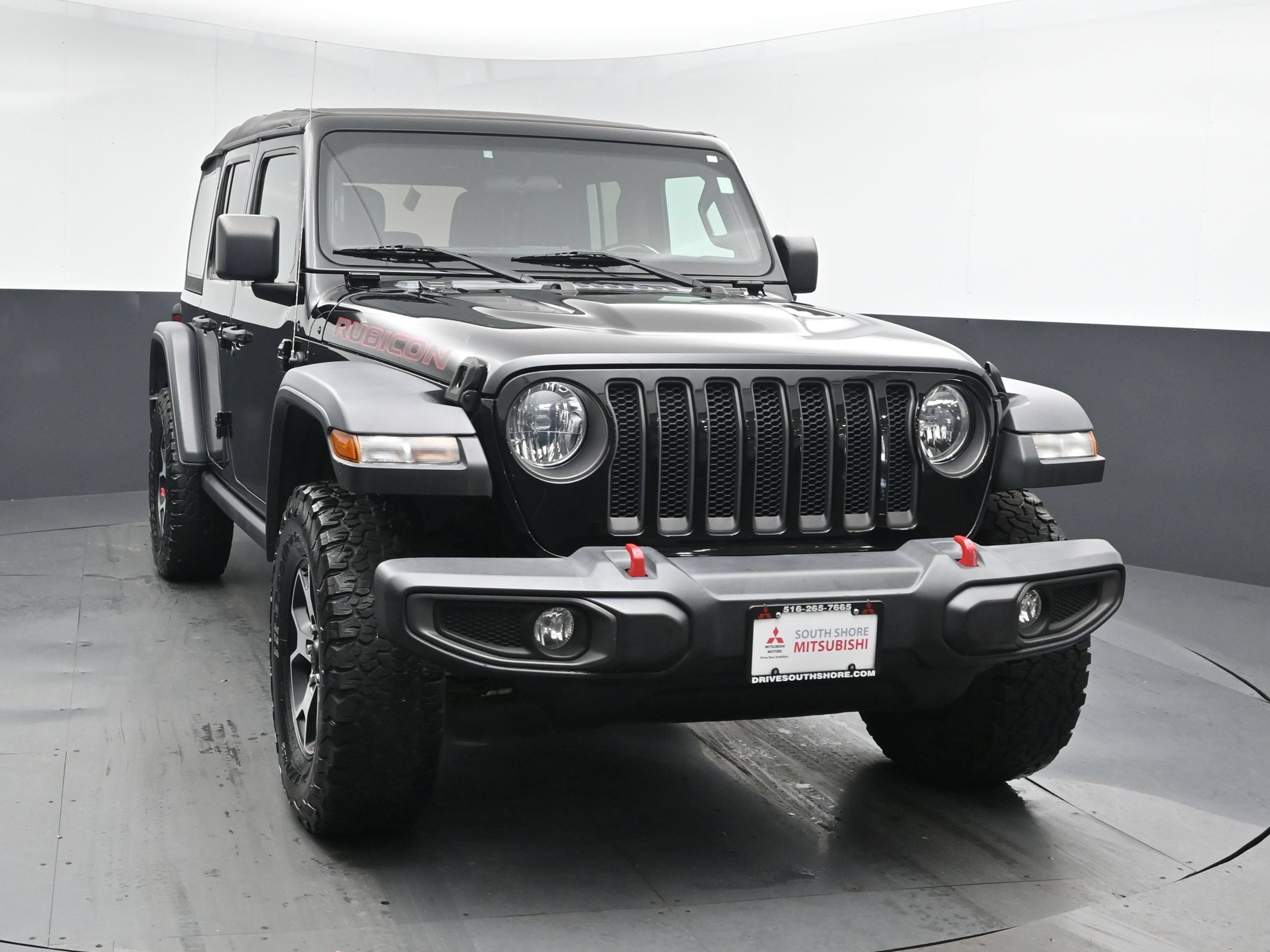 Used 2021 Black Clearcoat Jeep Unlimited Rubicon image 2