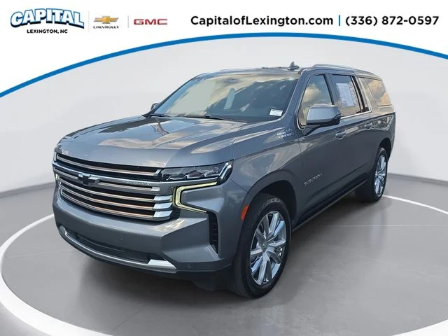 Used 2021 Gray Chevrolet High Country image 1