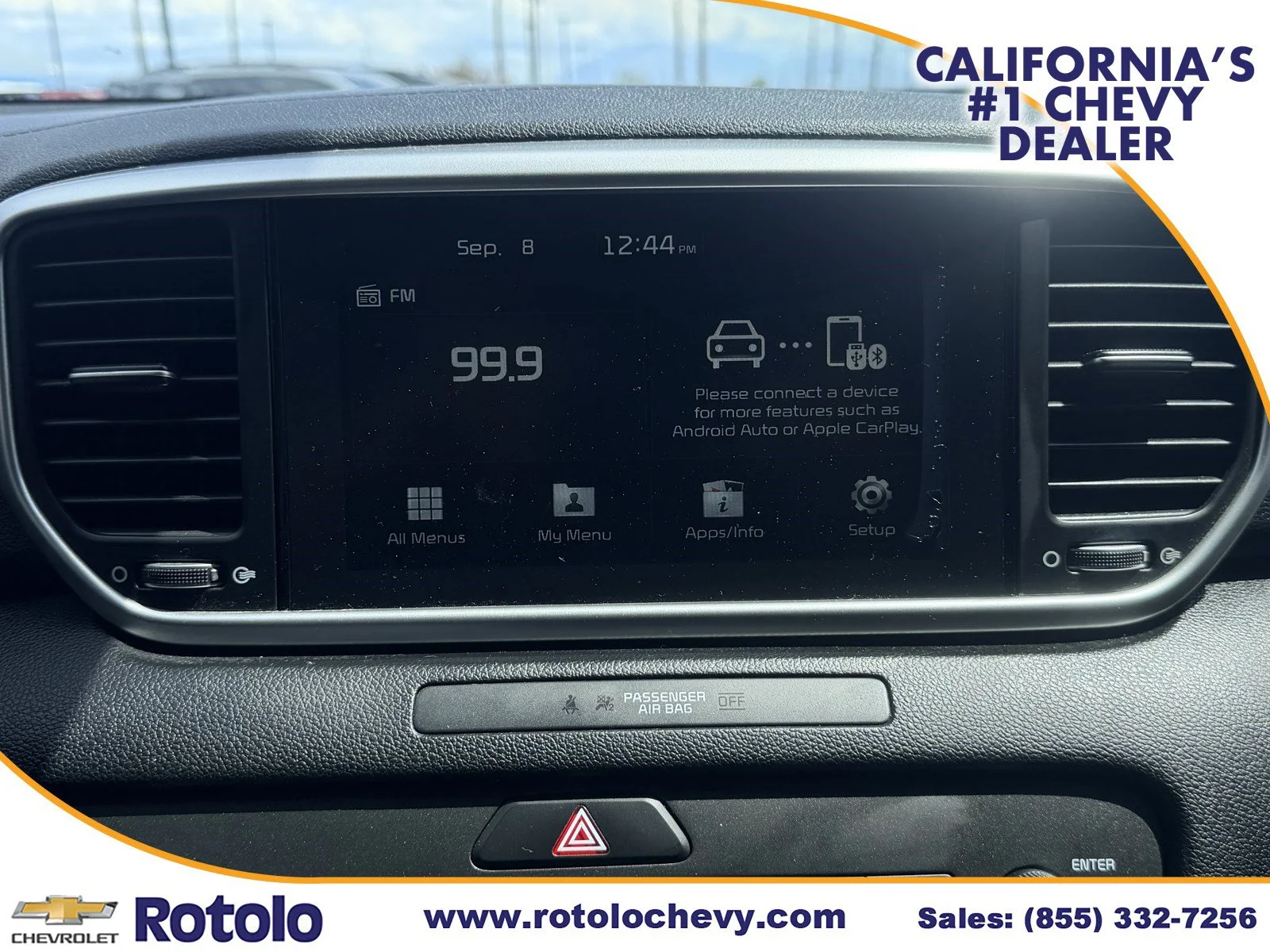 Used 2021 Pacific Blue Kia LX image 19