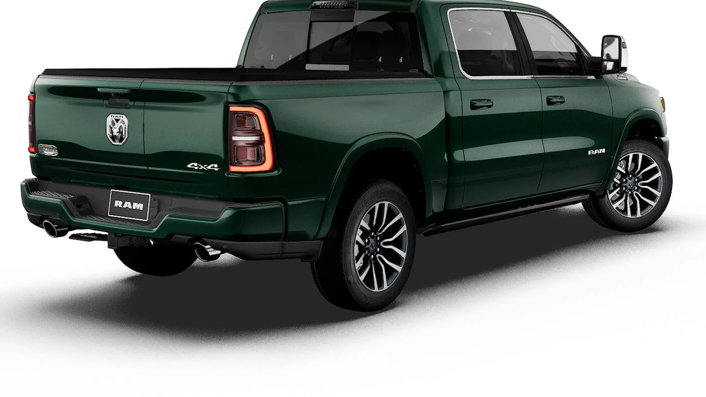 New 2027 Serrano-Green Metallic Exterior Paint RAM Longhorn image 14