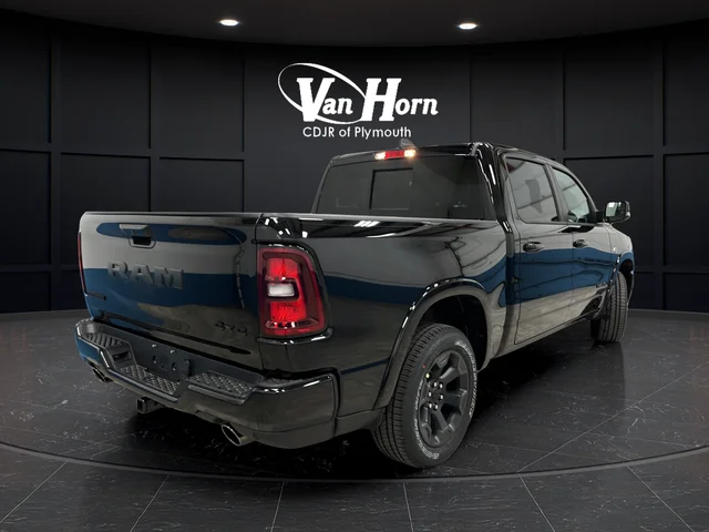 New 2026 Diamond Black Crystal Pearl-Coat Exterior Paint RAM Big Horn/Lone Star image 7