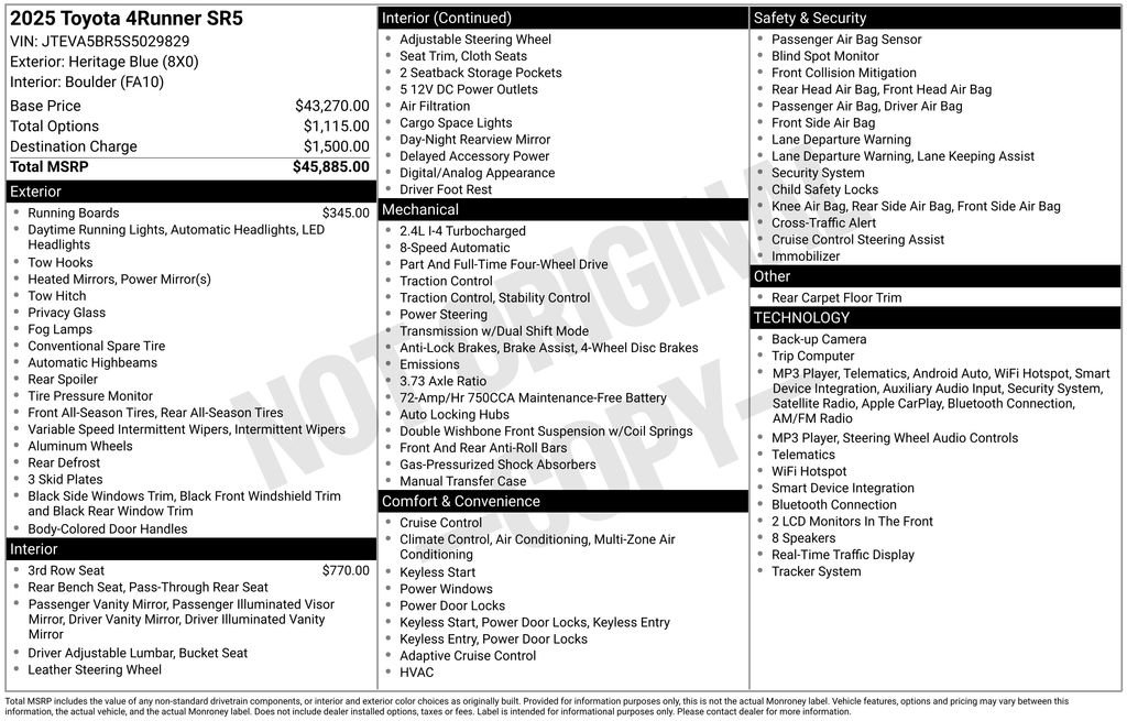 Certified Used 2025 Blue Toyota SR5 image 6