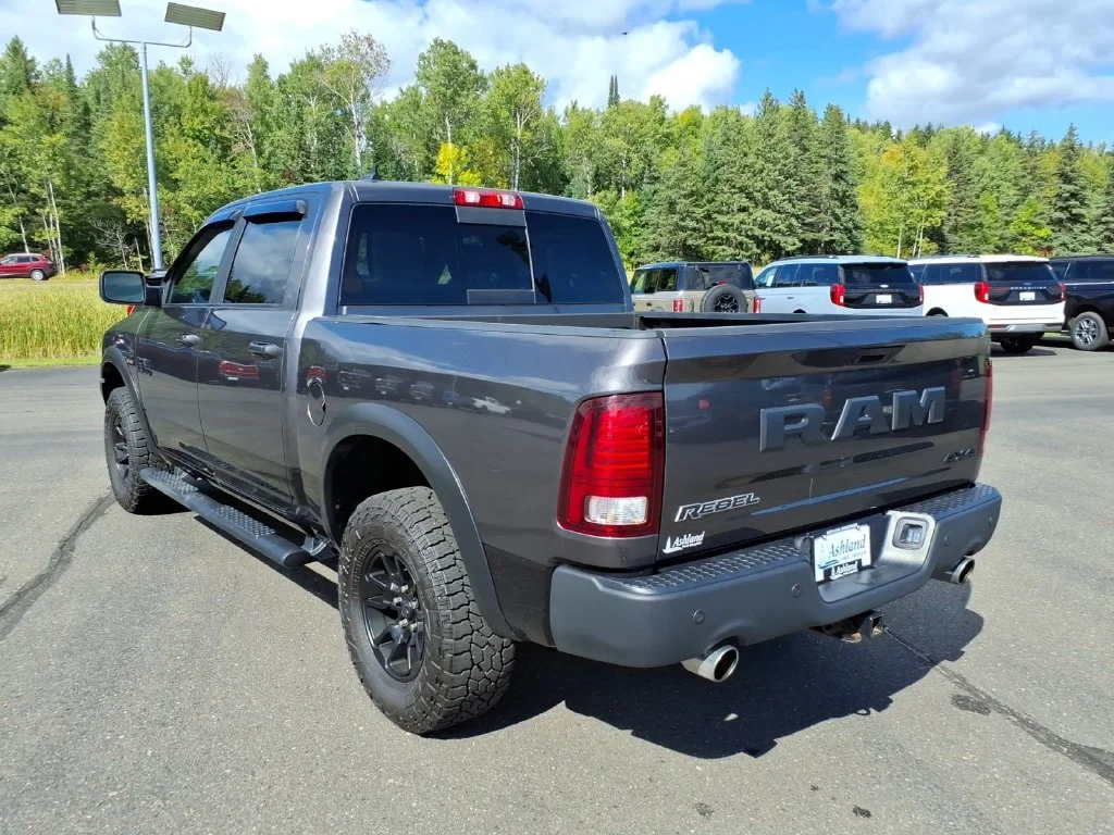 Used 2018 Granite Crystal Clearcoat Metallic Ram Rebel image 5