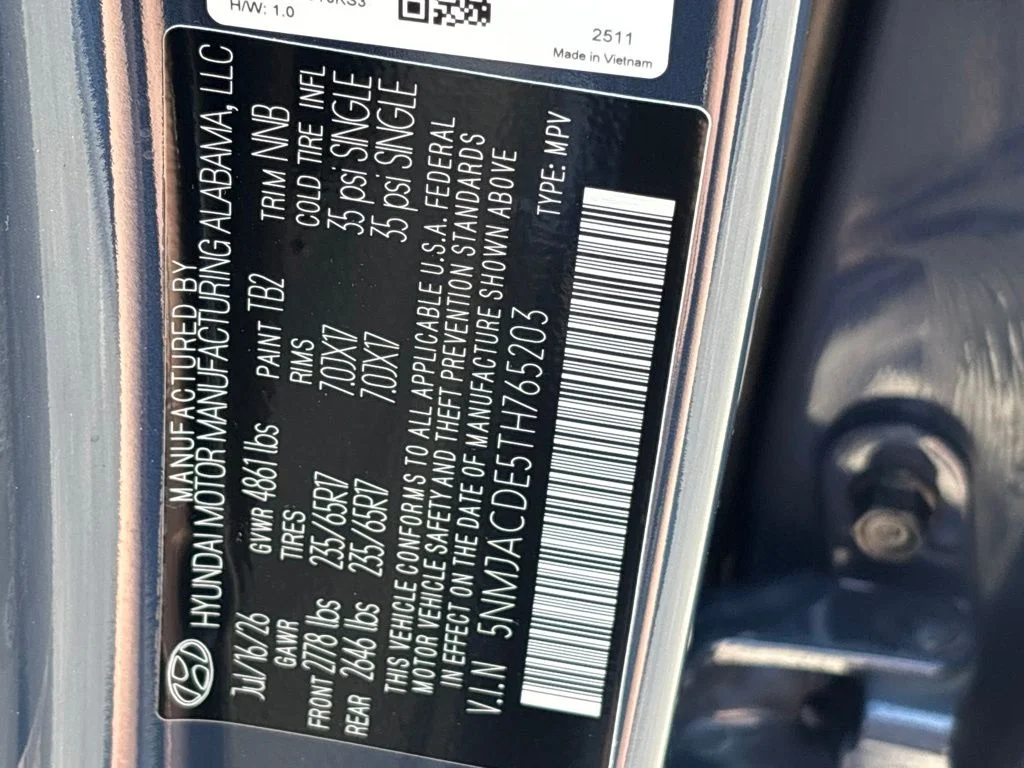 New 2026 Blue Hyundai SE image 13