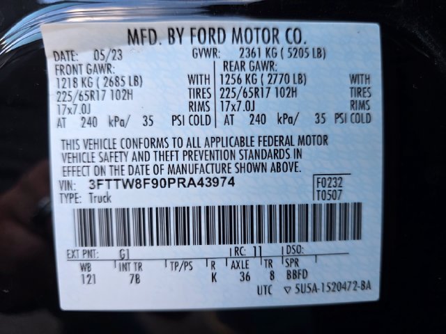 Used 2023 Shadow Black Ford XLT image 27