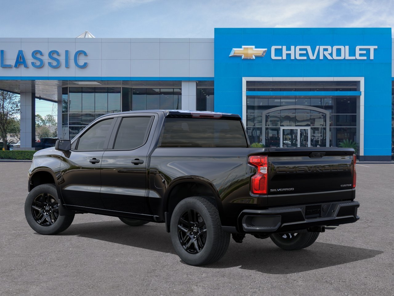2026 Chevrolet Silverado 1500 Custom Black at Classic Elite Chevrolet Hwy 6