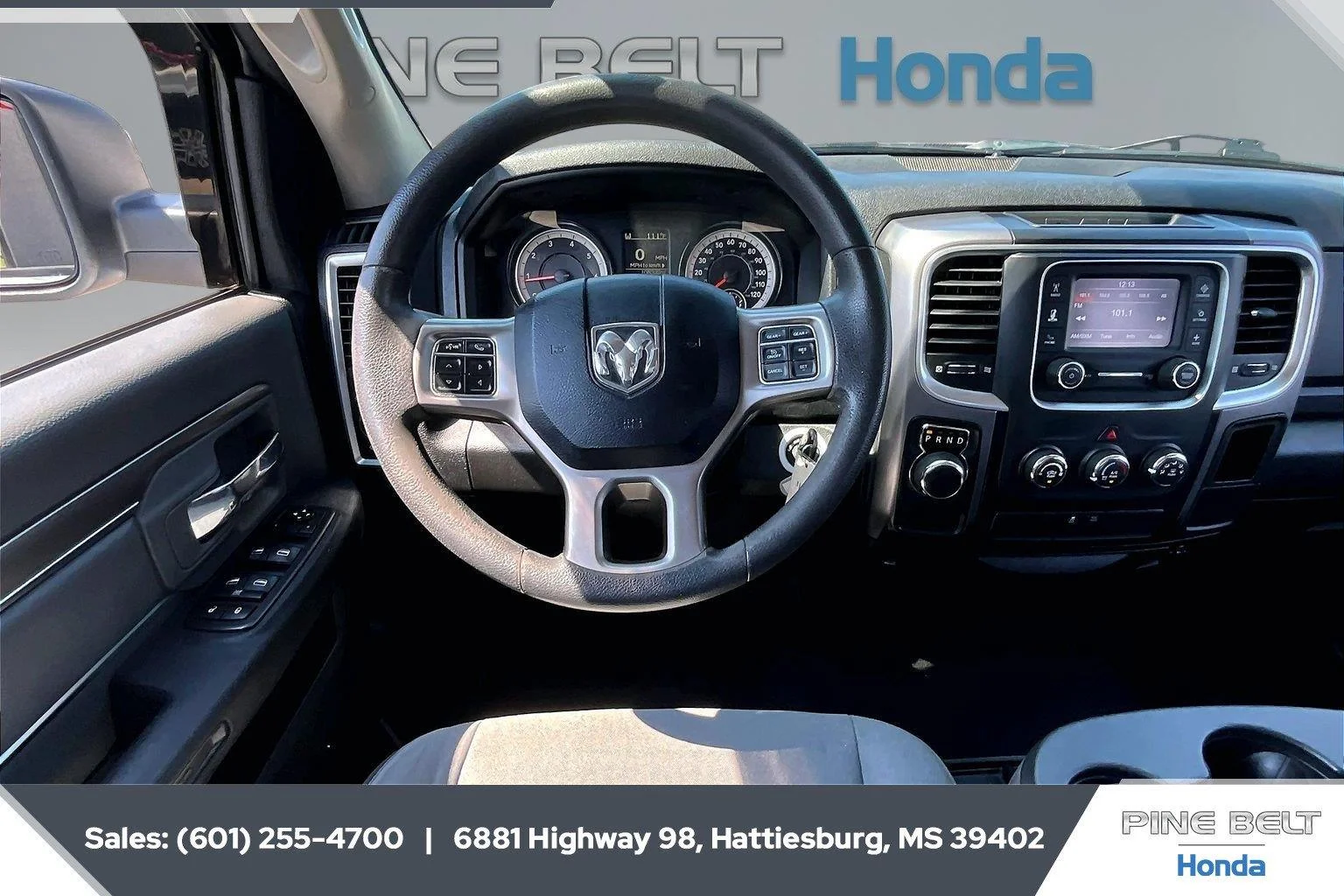 Used 2021 Bright White Clearcoat Ram SLT image 5