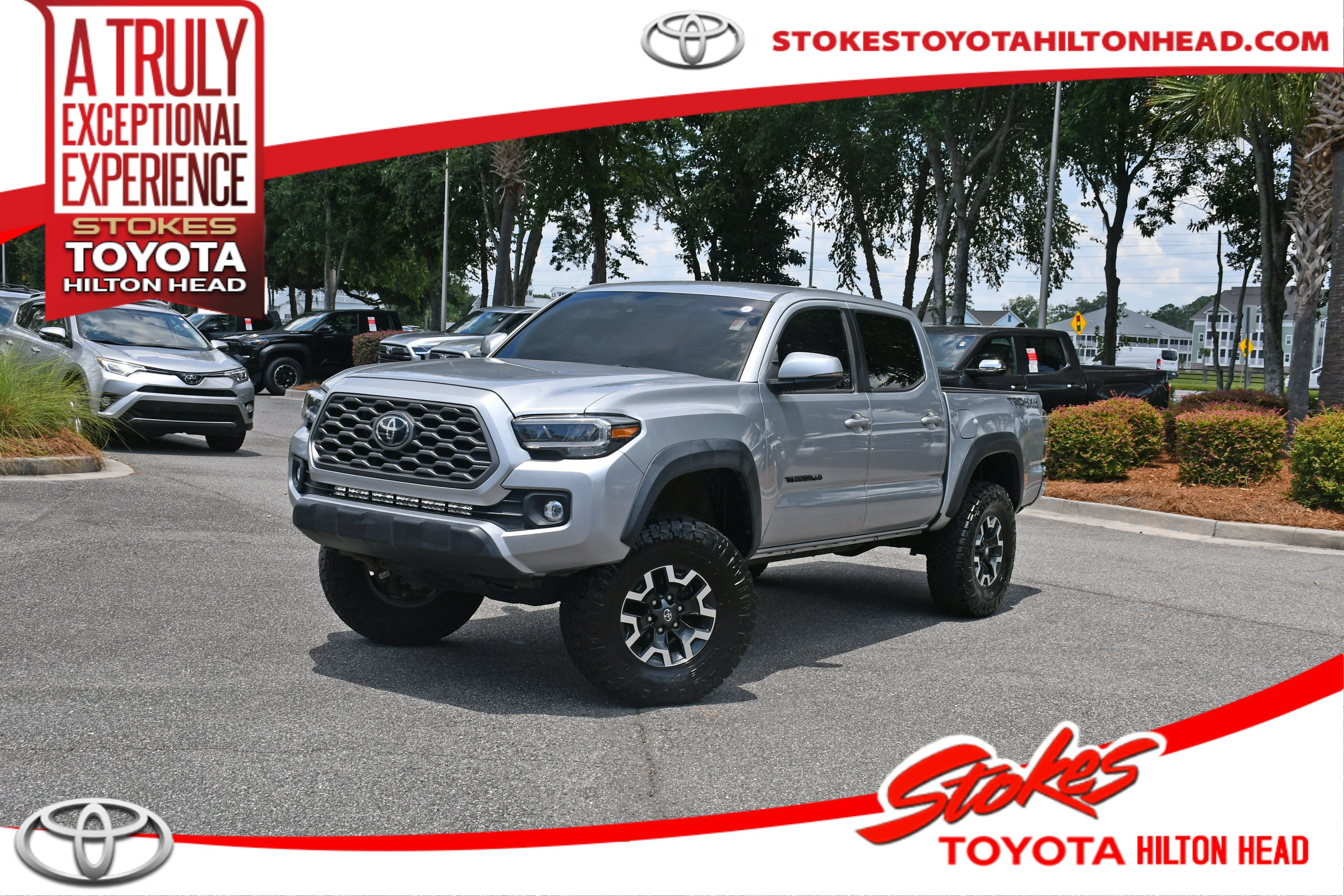 Used 2022 Silver Toyota TRD Off-Road image 1