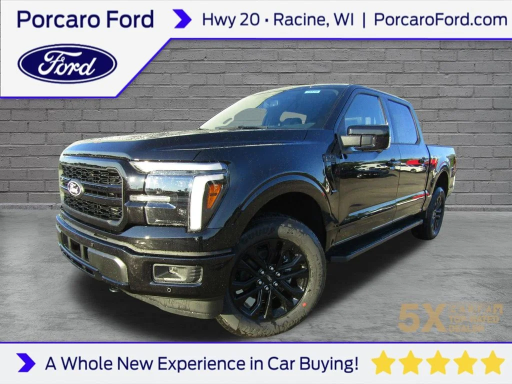 New 2026 Agate Black Metallic Ford Lariat® image 1