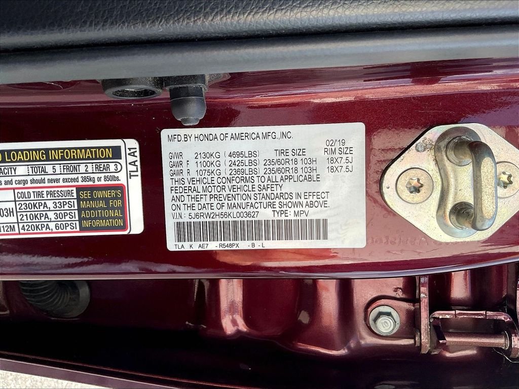 Used 2019 Red Honda EX image 23