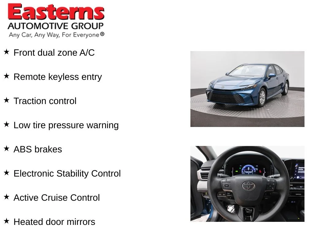 Used 2025 Blue Toyota LE image 11