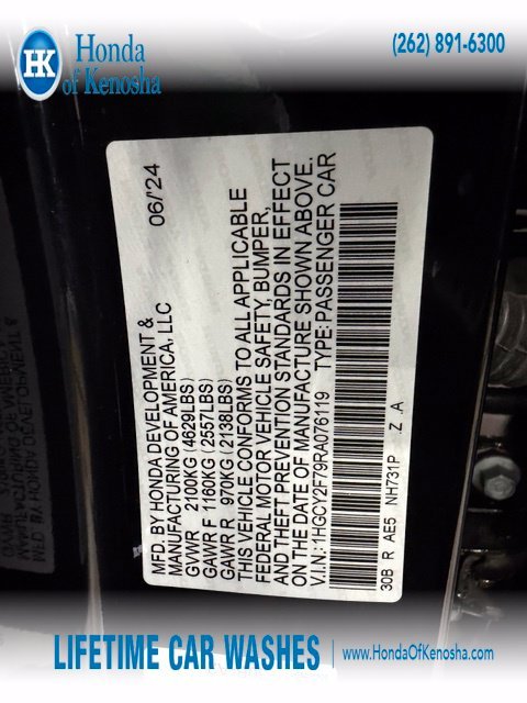 Used 2024 Crystal Black Pearl Honda Sport-L image 4