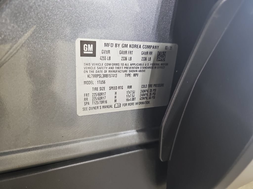 Certified Used 2021 SATIN STEEL METALLIC Chevrolet LT image 40
