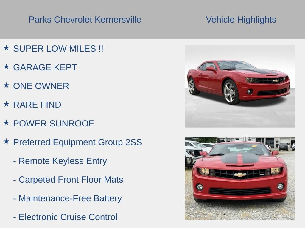Used 2010 Victory Red Chevrolet 2SS image 6