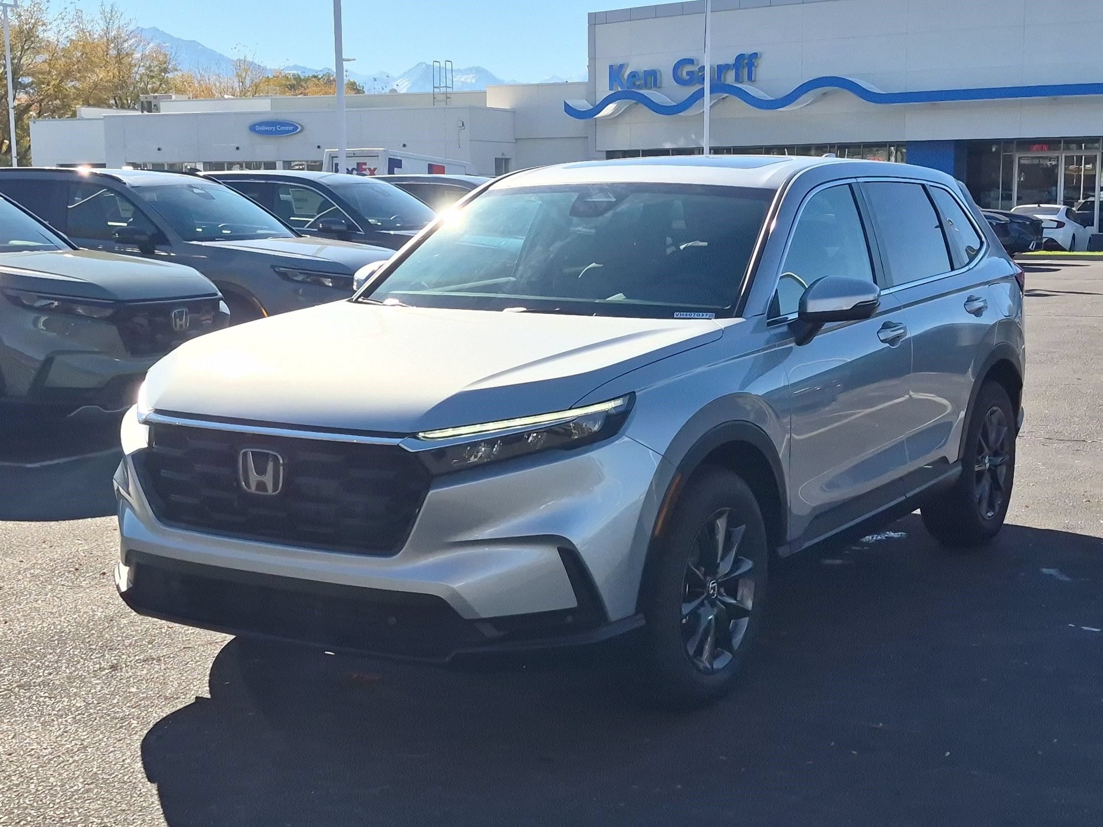 New 2027 Solar Silver Metallic Honda EX-L image 8