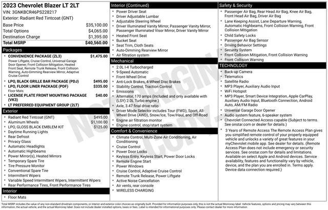 Used 2023 Red Chevrolet LT image 16