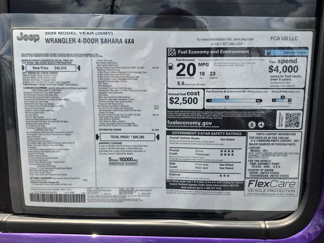 New 2026 Reign Exterior Paint Jeep Sahara image 3