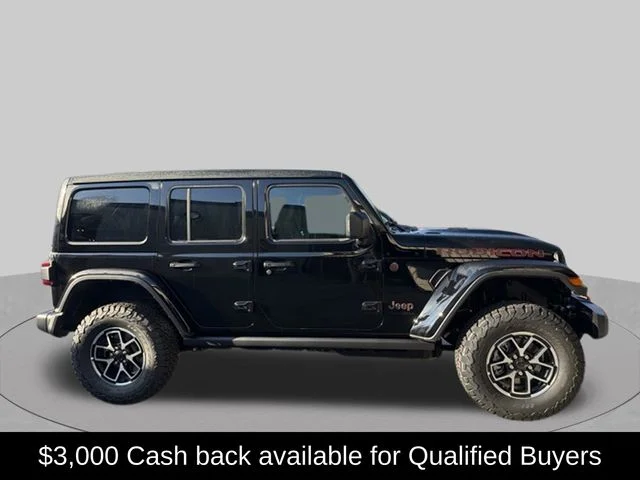 New 2026 Black Clearcoat Jeep Rubicon image 2
