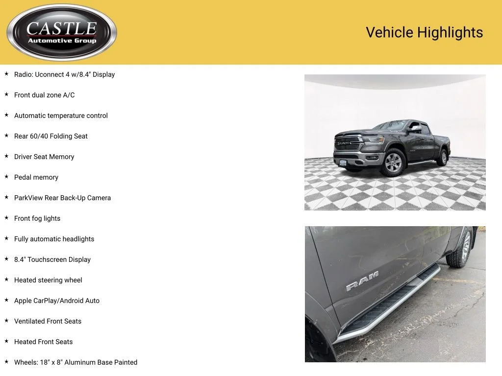 Used 2020 Gray Ram Laramie Quad Cab 4x4 6