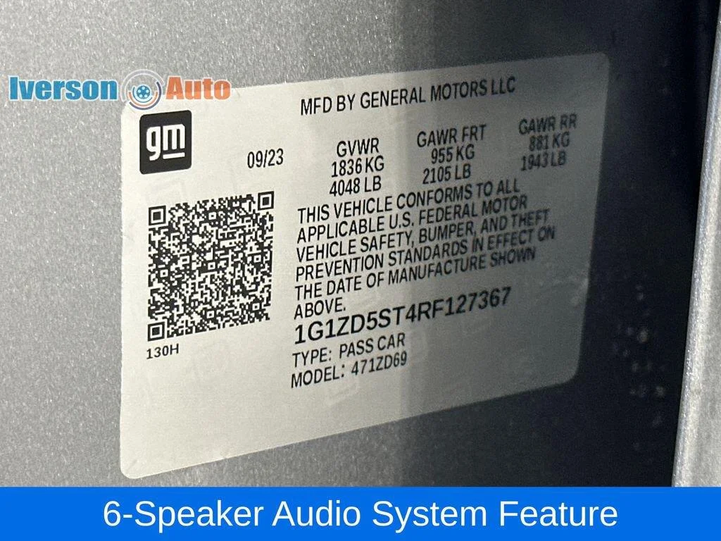 Used 2024 Sterling Gray Metallic Chevrolet LT image 14
