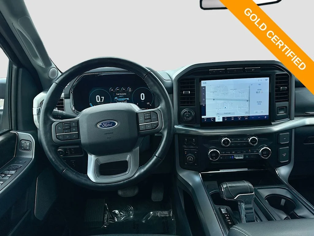 Used 2021 Gray Metallic Ford Lariat image 19
