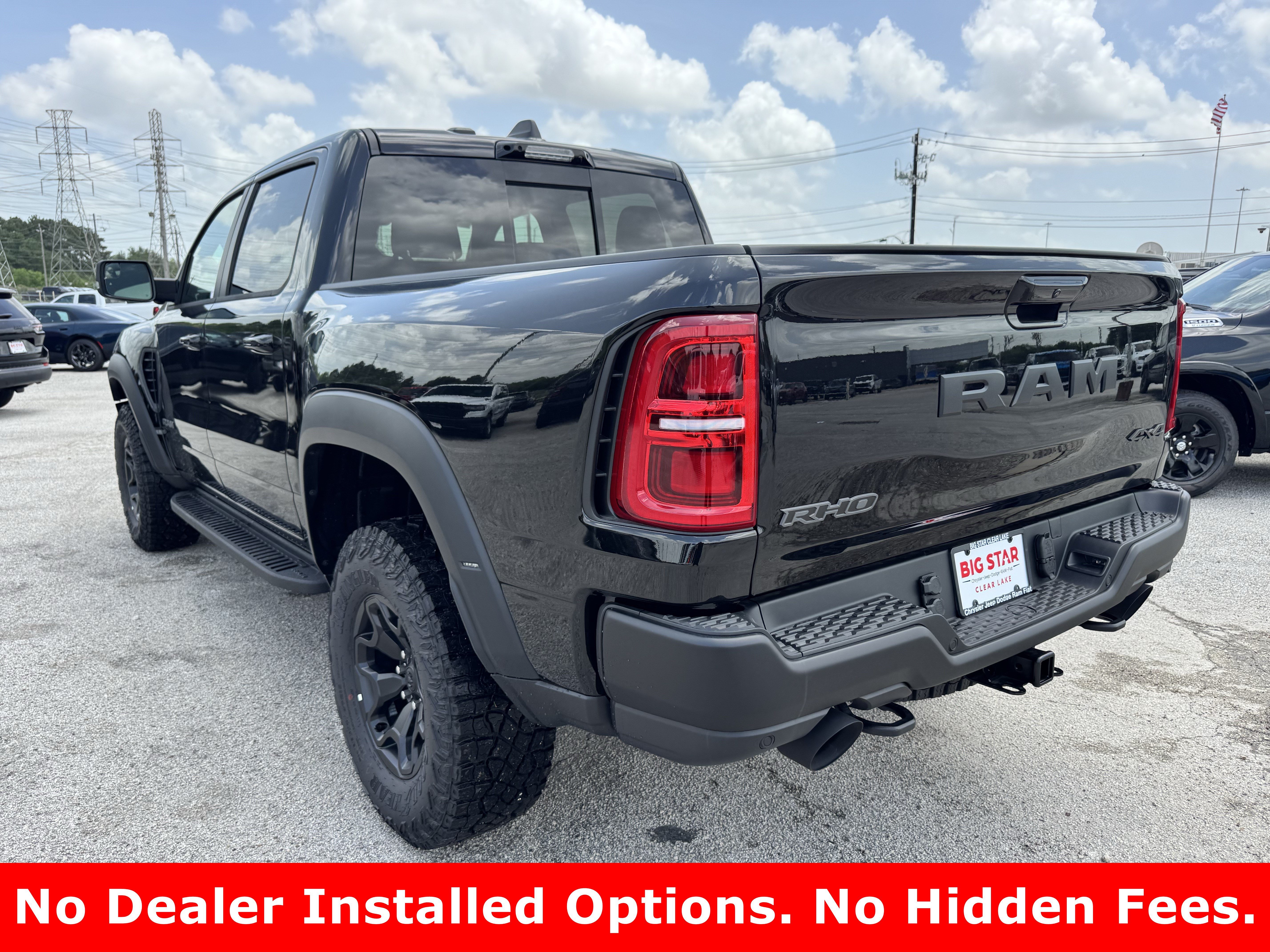 New 2026 Diamond Black Crystal Pearl-Coat Exterior Paint RAM RHO image 5