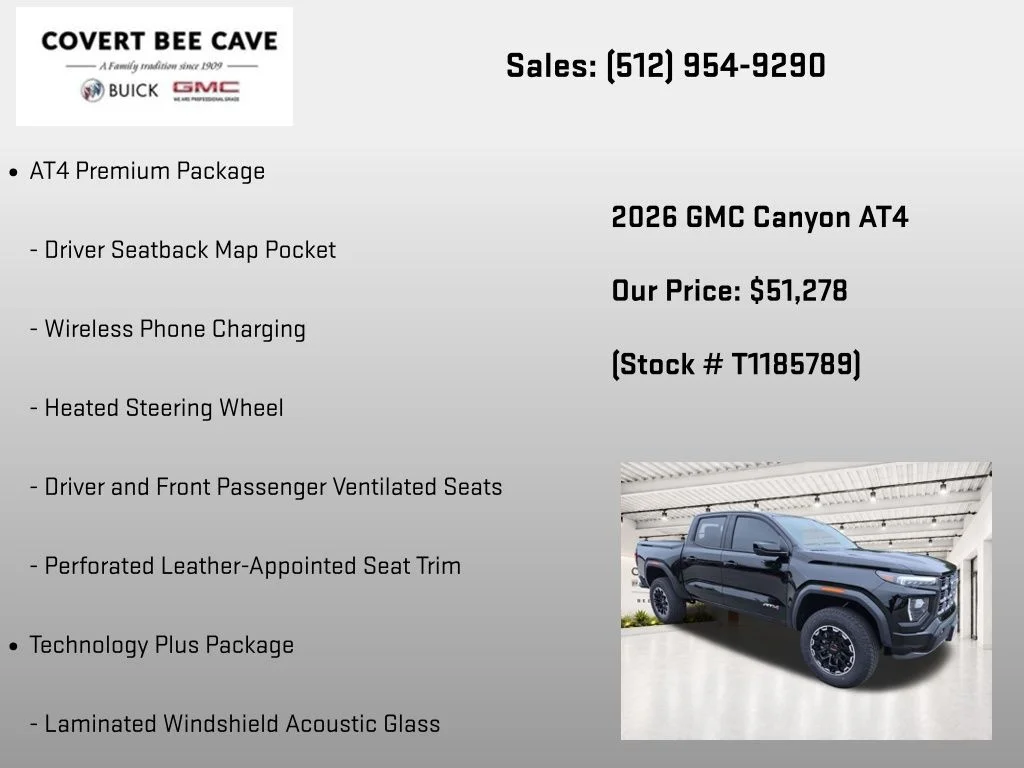 New 2026 Black GMC AT4 image 25